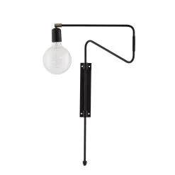 House Doctor Swing Wandlamp Zwart