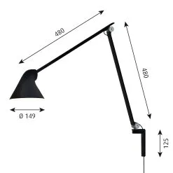 Louis Poulsen NJP Wandlamp Lange Arm -Lampen 39520 01 02 ac81633b95