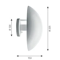 Louis Poulsen PH Hat Muurlamp Ø22,5 Cm -Lampen 39557 01 03 625b53852a