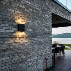 Light-Point Compact W1 Up/Down Muurlamp -Lampen Compact Updown W1 vagglampa black miljo 39394fbf0e