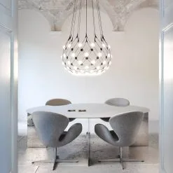 Luceplan Mesh Wireless Plafondlamp 3 Luceplan Mesh Wireless Plafondlamp -Lampen mesh pendel miljo3 7b37d2603b 1