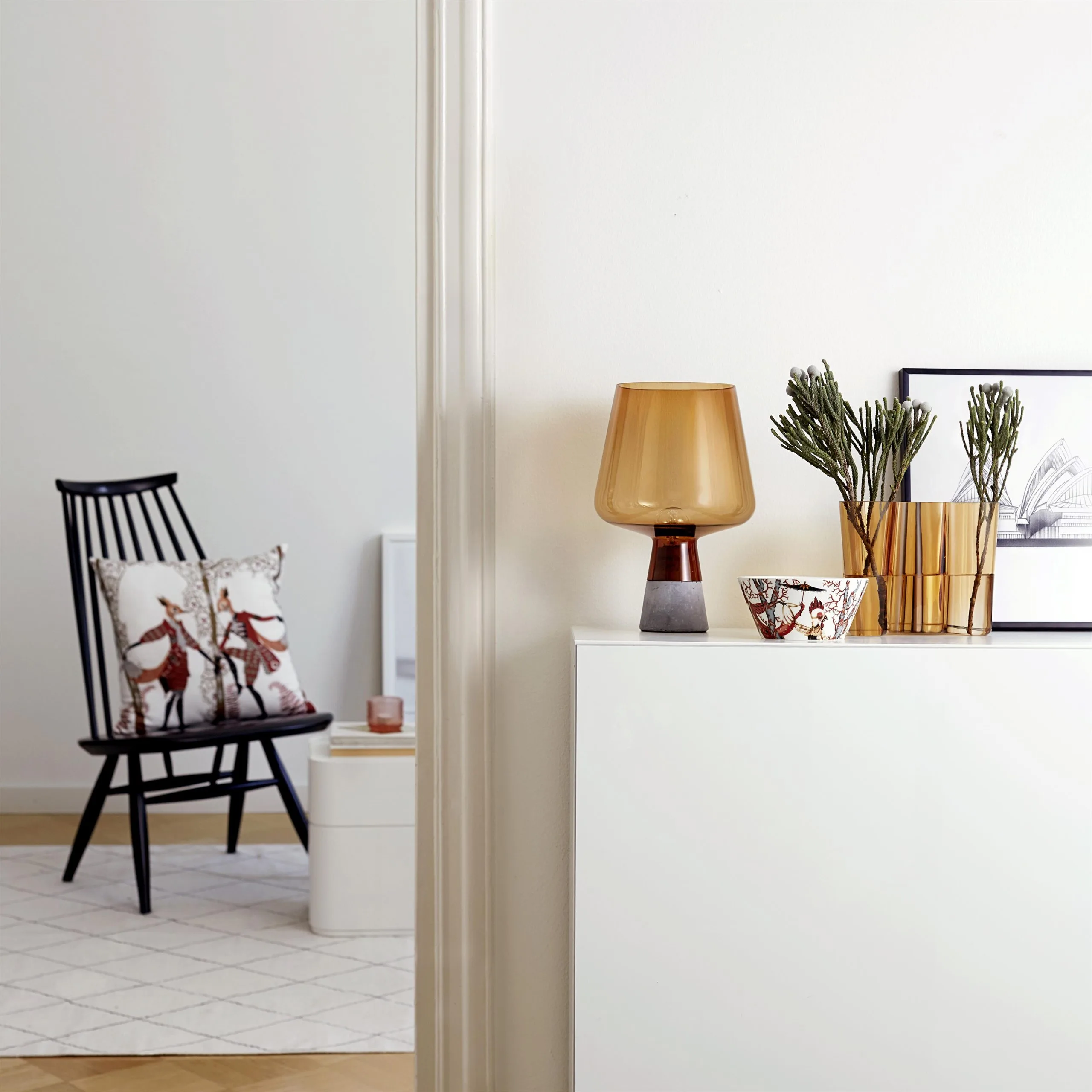 Iittala Leimu Tafellamp 300 X 200 Mm. 2 Iittala Leimu Tafellamp 300 X 200 Mm. - Afbeelding 2